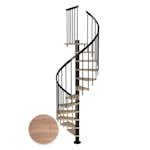 Spiraltrapp Dolle Montréal Eik Hvitoljet Classic 3