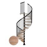 Spiraltrapp Dolle Montréal Eik Hvitoljet Classic 4