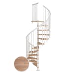 Spiraltrapp Dolle Montréal Eik Hvitoljet Classic 4