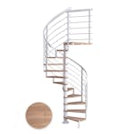 Spiraltrapp Dolle Montréal Eik Hvitoljet Design