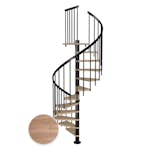 Spiraltrapp Dolle Montréal Eik Hvitoljet Classic 3