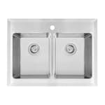 Kjøkkenvask Nordic Tech Nordic Opal 8-600 Heldekkende med Dobbelvask