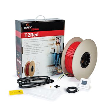 Golvvärme Raychem T2Röd Paket För Temperaturkänsliga Golv