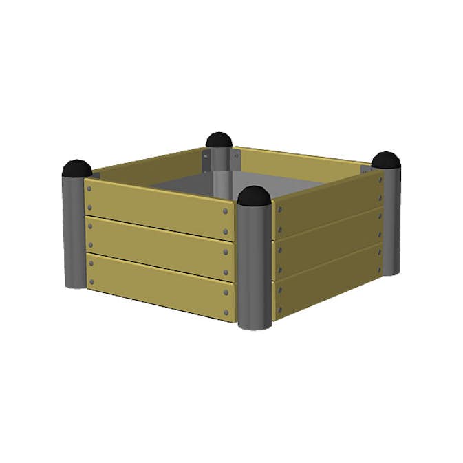 Plantekasse PLUS 80x80 cm