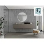 Baderomspanel Fibo 4009-M6060 Grey Stone med Monteringsskruer