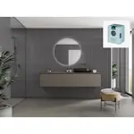 Baderomspanel Fibo 4054-M0830 Anthracite med Monteringsskruer