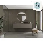 Baderomspanel Fibo 4633-M00 Dark Wood med Monteringsskruer