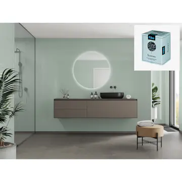 Baderomspanel Fibo 4085 M6060 Light Mint med Monteringsskruer