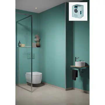Baderomspanel Fibo 3212-00 EM Aqua Mint med Monteringsskruer