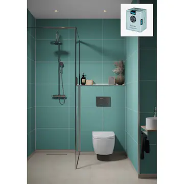 Baderomspanel Fibo 3212-M6040 EM Aqua Mint med Monteringsskruer
