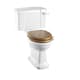 Toalett Burlington P12 Forhøyet 520 mm Med Myktstengende Sete