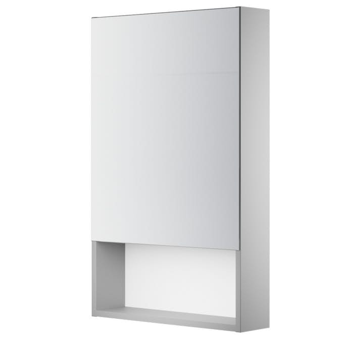 Speilskap FOSSBAD B50 med Dør og Åpen Hylle