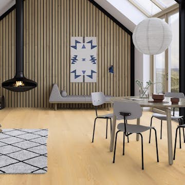 Parkett Boen Eik Andante Hvit 1-Stav