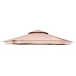 Paviljongtak Hillerstorp Luxor 6-kantet Solskjerm Ø400 cm Beige