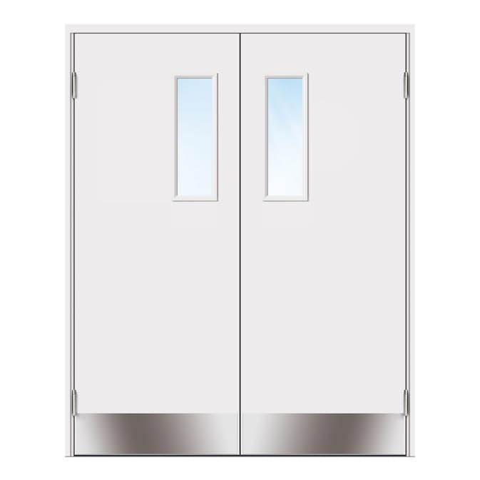 Tofløyet Dør Bygg1 Pendel Kompakt Firkant Klartglass