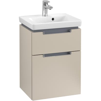 Tvättställsskåp Villeroy & Boch Subway 2.0 med 2 Lådor