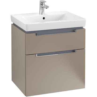 Tvättställsskåp Villeroy & Boch Subway 2.0 med 2 Lådor