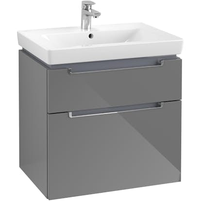 Tvättställsskåp Villeroy & Boch Subway 2.0 med 2 Lådor