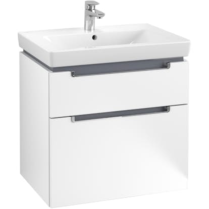 Tvättställsskåp Villeroy & Boch Subway 2.0 med 2 Lådor
