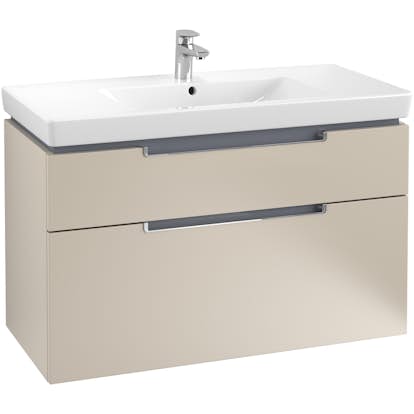 Tvättställsskåp Villeroy & Boch Subway 2.0 med 2 Lådor för Skåpstvättställ