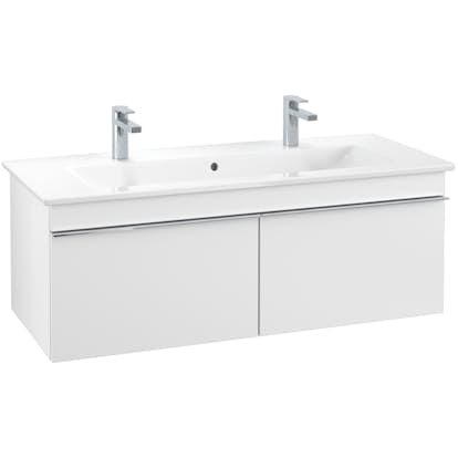 Tvättställsskåp Villeroy & Boch Venticello 115 cm med 2 Lådor för Centrerat Skåpstvättställ