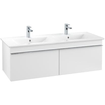 Tvättställsskåp Villeroy & Boch Venticello 125 cm med 2 Lådor för Dubbla Tvättställ