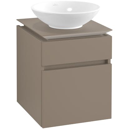 Tvättställsskåp Villeroy & Boch Legato 450 med 2 Lådor för Ytmonterat Tvättställ