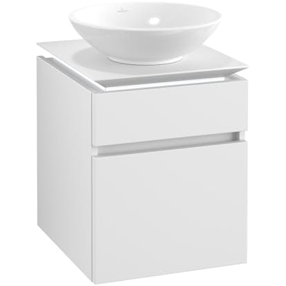 Tvättställsskåp Villeroy & Boch Legato 450 med 2 Lådor för Ytmonterat Tvättställ