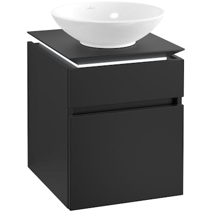 Tvättställsskåp Villeroy & Boch Legato 450 med 2 Lådor för Ytmonterat Tvättställ