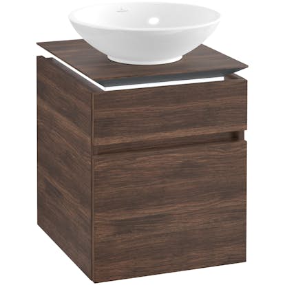 Tvättställsskåp Villeroy & Boch Legato 450 med 2 Lådor för Ytmonterat Tvättställ