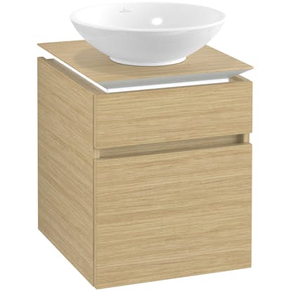 Tvättställsskåp Villeroy & Boch Legato 450 med 2 Lådor för Ytmonterat Tvättställ