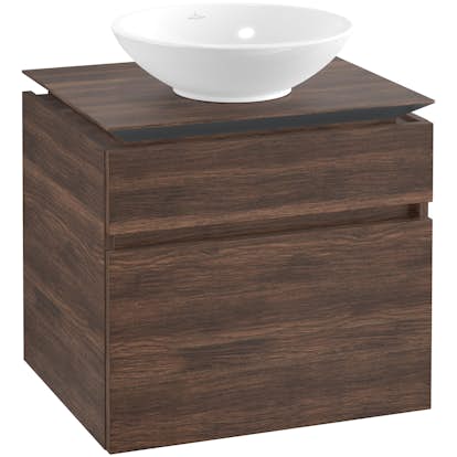 Tvättställsskåp Villeroy & Boch Legato 600 med 2 Lådor för Ytmonterat Tvättställ