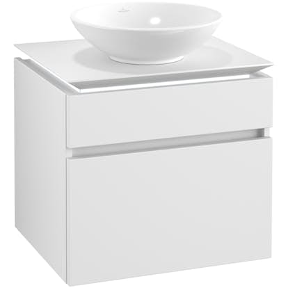 Tvättställsskåp Villeroy & Boch Legato 600 med 2 Lådor för Ytmonterat Tvättställ