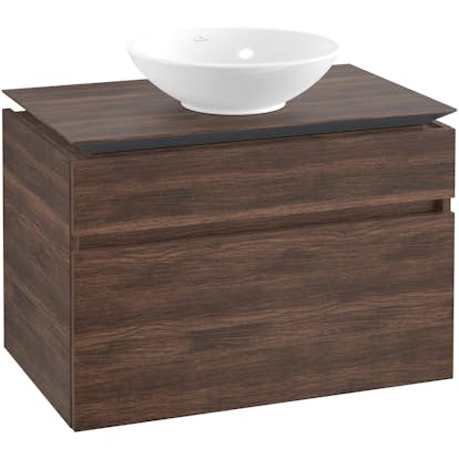 Tvättställsskåp Villeroy & Boch Legato 800 med 2 Lådor för Ytmonterat Tvättställ