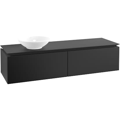 Tvättställsskåp Villeroy & Boch Legato Kompakt 1600 med 2 Lådor för Ocentrerat Ytmonterat Tvättställ från Övriga V&B Serier