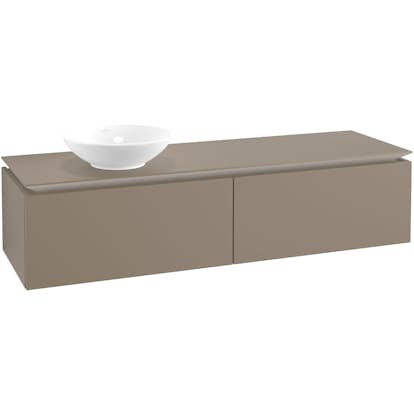 Tvättställsskåp Villeroy & Boch Legato Kompakt 1600 med 2 Lådor för Ocentrerat Ytmonterat Tvättställ från Övriga V&B Serier