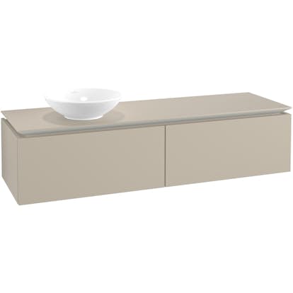 Tvättställsskåp Villeroy & Boch Legato Kompakt 1600 med 2 Lådor för Ocentrerat Ytmonterat Tvättställ från Övriga V&B Serier