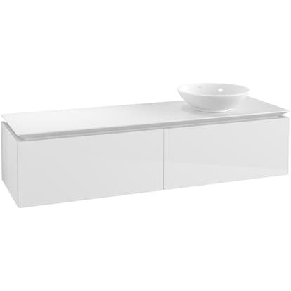 Tvättställsskåp Villeroy & Boch Legato Kompakt 1600 med 2 Lådor för Ocentrerat Ytmonterat Tvättställ från Övriga V&B Serier