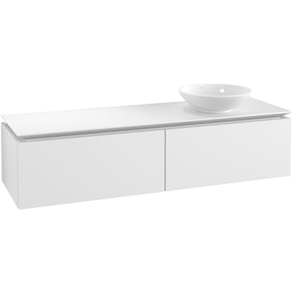 Tvättställsskåp Villeroy & Boch Legato Kompakt 1600 med 2 Lådor för Ocentrerat Ytmonterat Tvättställ från Övriga V&B Serier