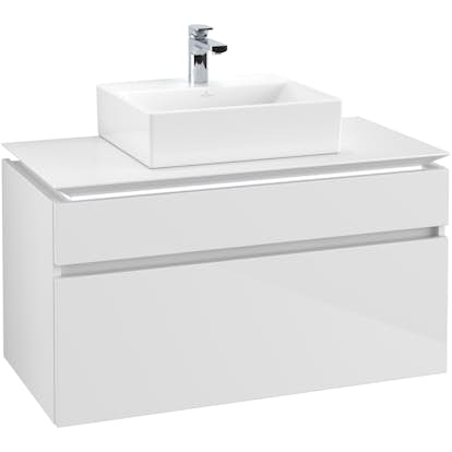 Tvättställsskåp Villeroy & Boch Legato 1000 med 2 Lådor för Tvättställ från Memento