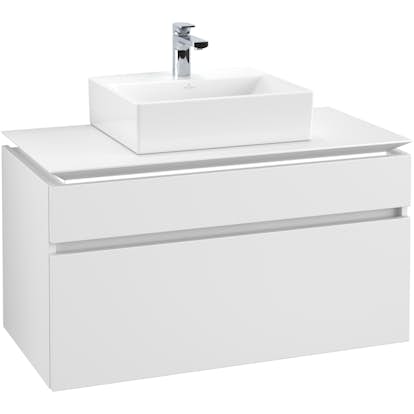 Tvättställsskåp Villeroy & Boch Legato 1000 med 2 Lådor för Tvättställ från Memento