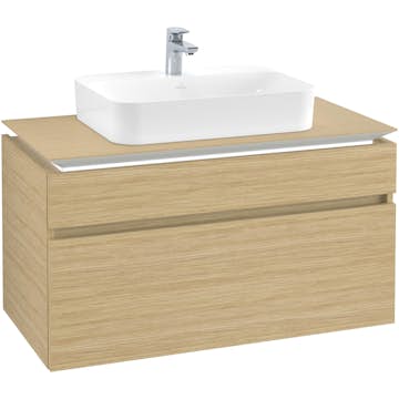 Tvättställsskåp Villeroy & Boch Legato med 2 Lådor för Ytmonterat Tvättställ från Finion & Memento