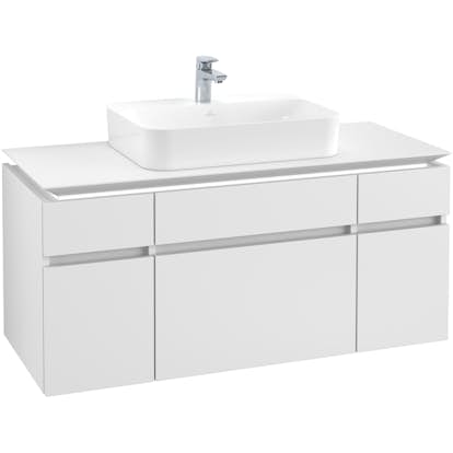 Tvättställsskåp Villeroy & Boch Legato med 5 Lådor för Ytmonterat Tvättställ från Finion & Memento