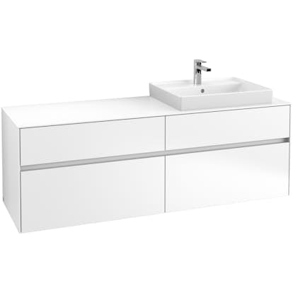 Tvättställsskåp Villeroy & Boch Collaro 160 cm med 4 Lådor för Ovanpåliggande Tvättställ