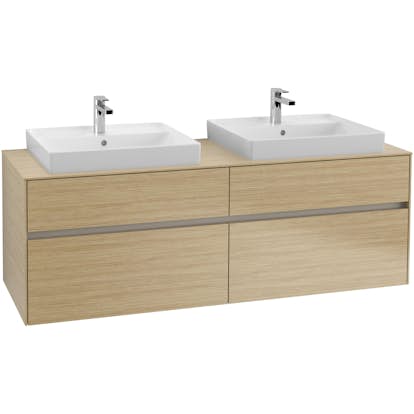 Tvättställsskåp Villeroy & Boch Collaro 160 cm med 4 Lådor för Ovanpåliggande Tvättställ