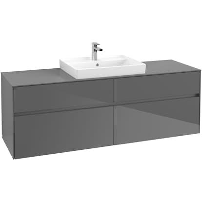 Tvättställsskåp Villeroy & Boch Collaro 160 cm med 4 Lådor för Ovanpåliggande Tvättställ