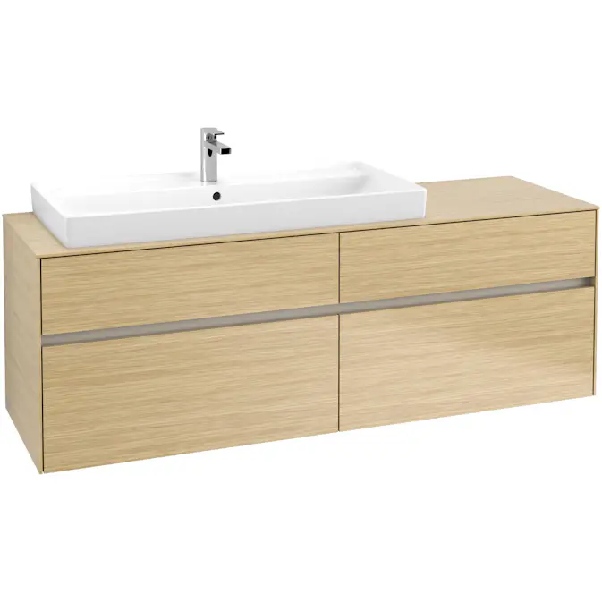 Tvättställsskåp Villeroy & Boch Collaro 160 cm med 4 Lådor för Ovanpåliggande Skåpstvättställ