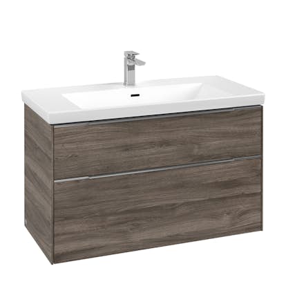 Tvättställsskåp Villeroy & Boch Subway 3.0 med 2 Lådor