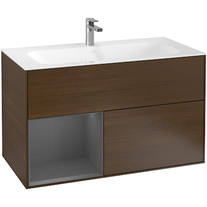 Tvättställsskåp Villeroy & Boch Finion med 2 Lådor och Hylla för Inbyggt Tvättställ