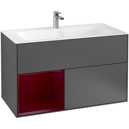 Tvättställsskåp Villeroy & Boch Finion med 2 Lådor och Hylla för Inbyggt Tvättställ